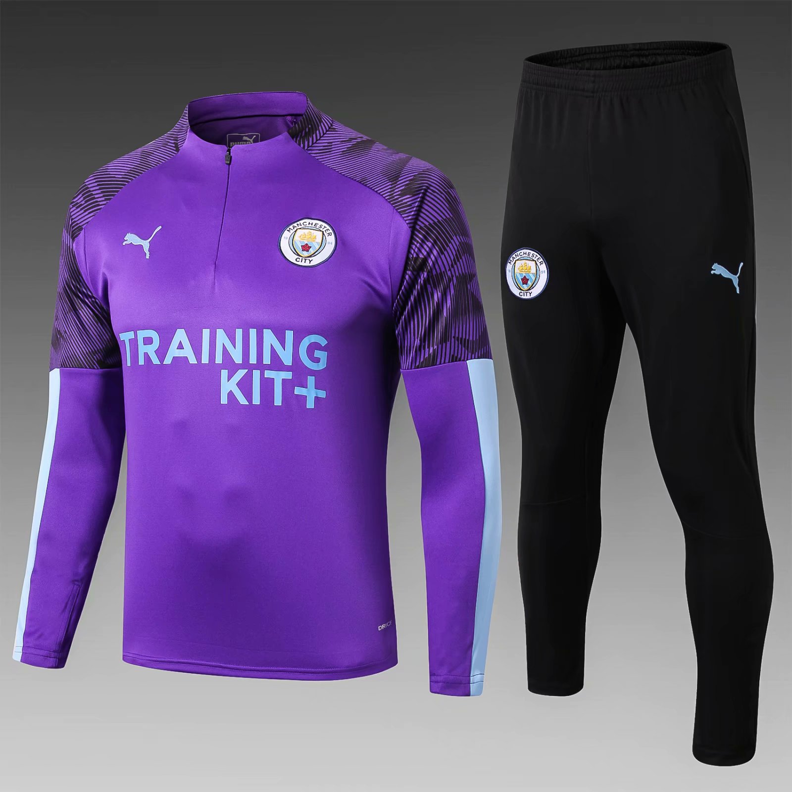 Manchester City Quarter Zip Tracksuit Stepiconic