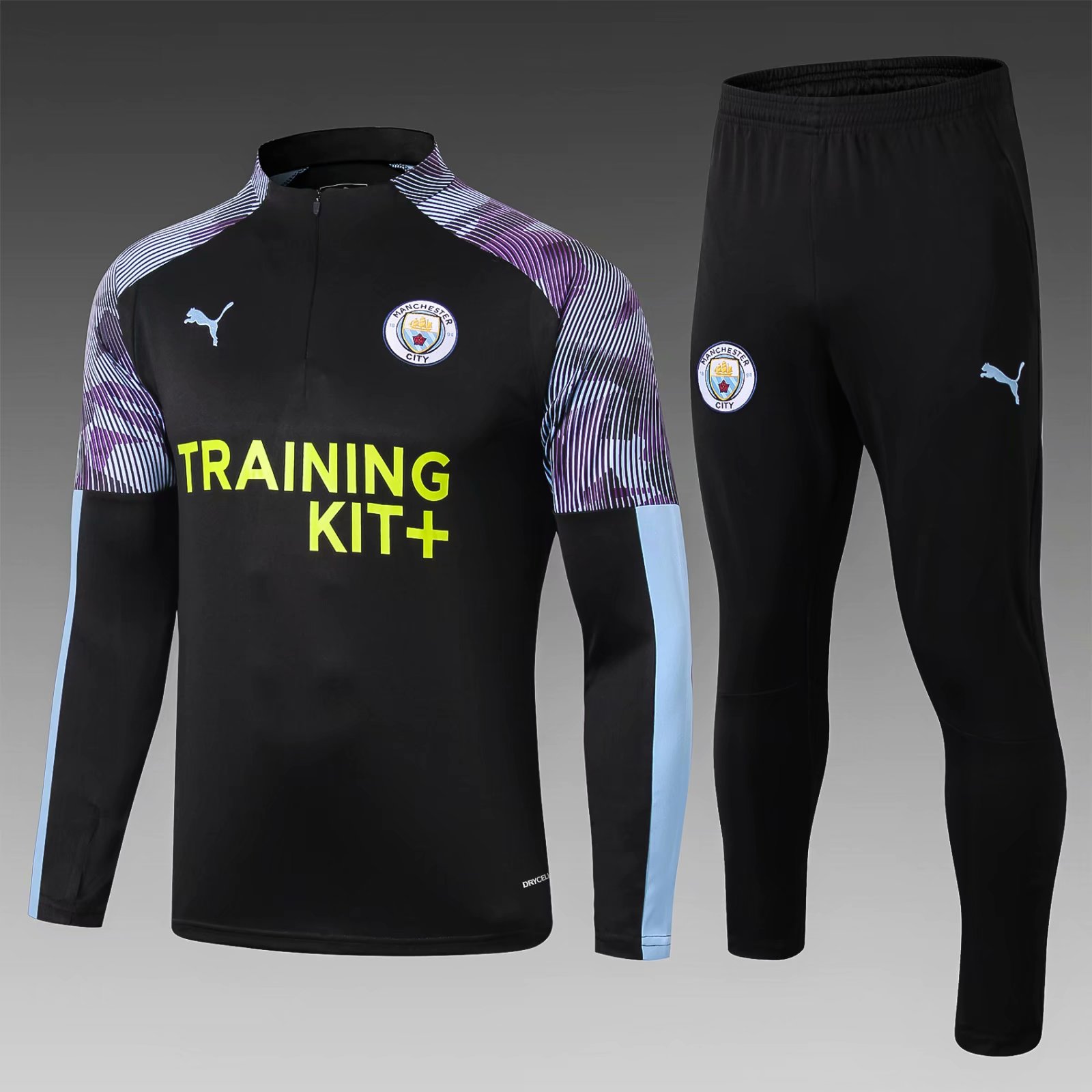 Manchester City Quarter Zip Tracksuit Stepiconic