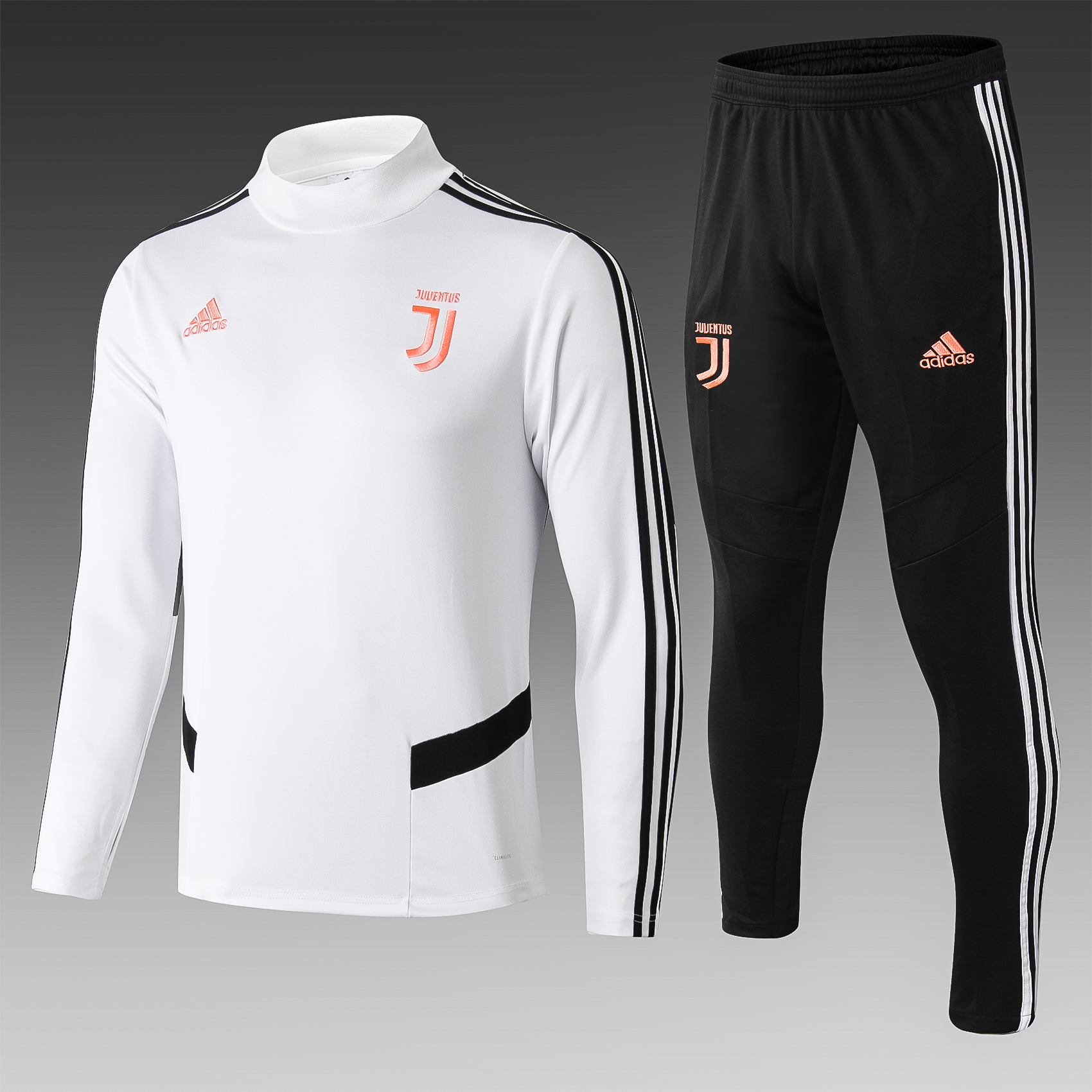 juventus tracksuit white and pink